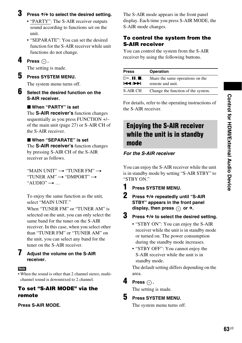 Sony DAV-HDX287WC User Manual | Page 63 / 100