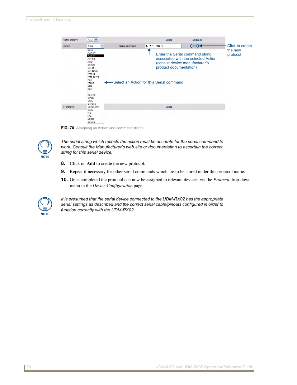 Fig. 70) | AMX UDM-0102 User Manual | Page 62 / 82