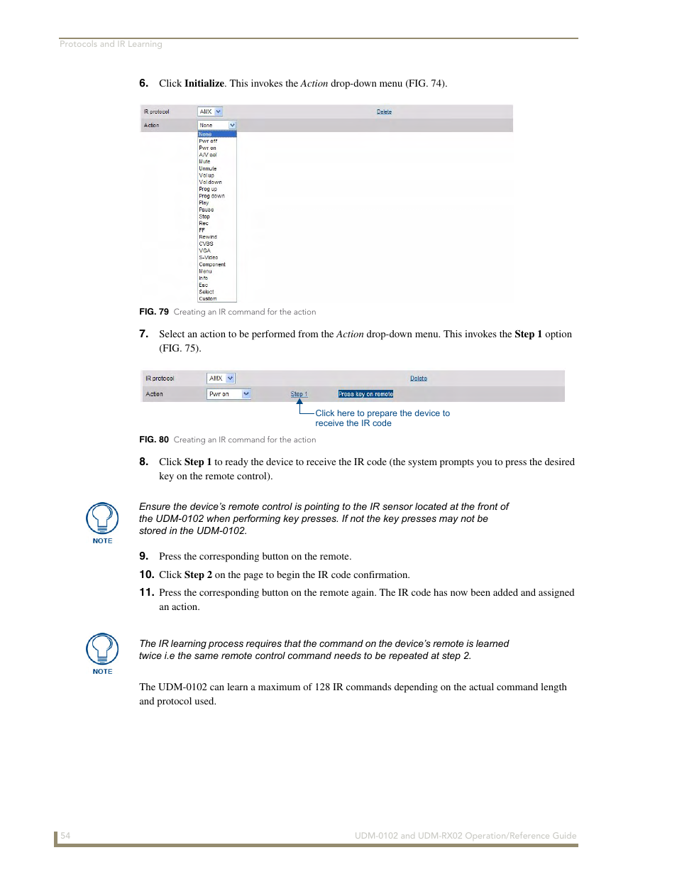 AMX UDM-0102 User Manual | Page 66 / 82