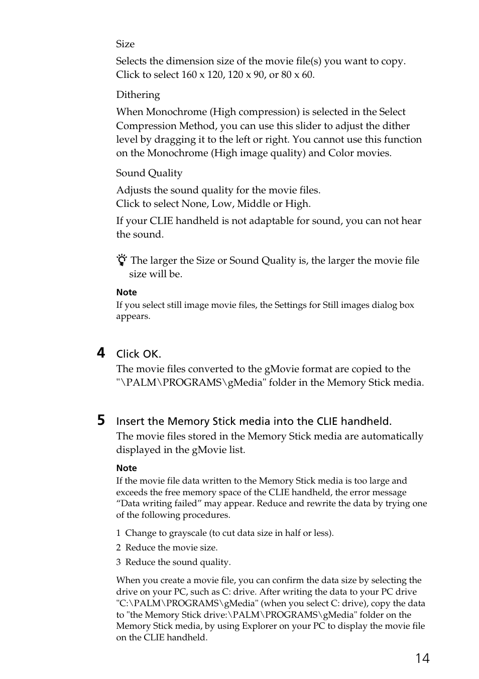 Sony PEG-S320 User Manual | Page 14 / 14