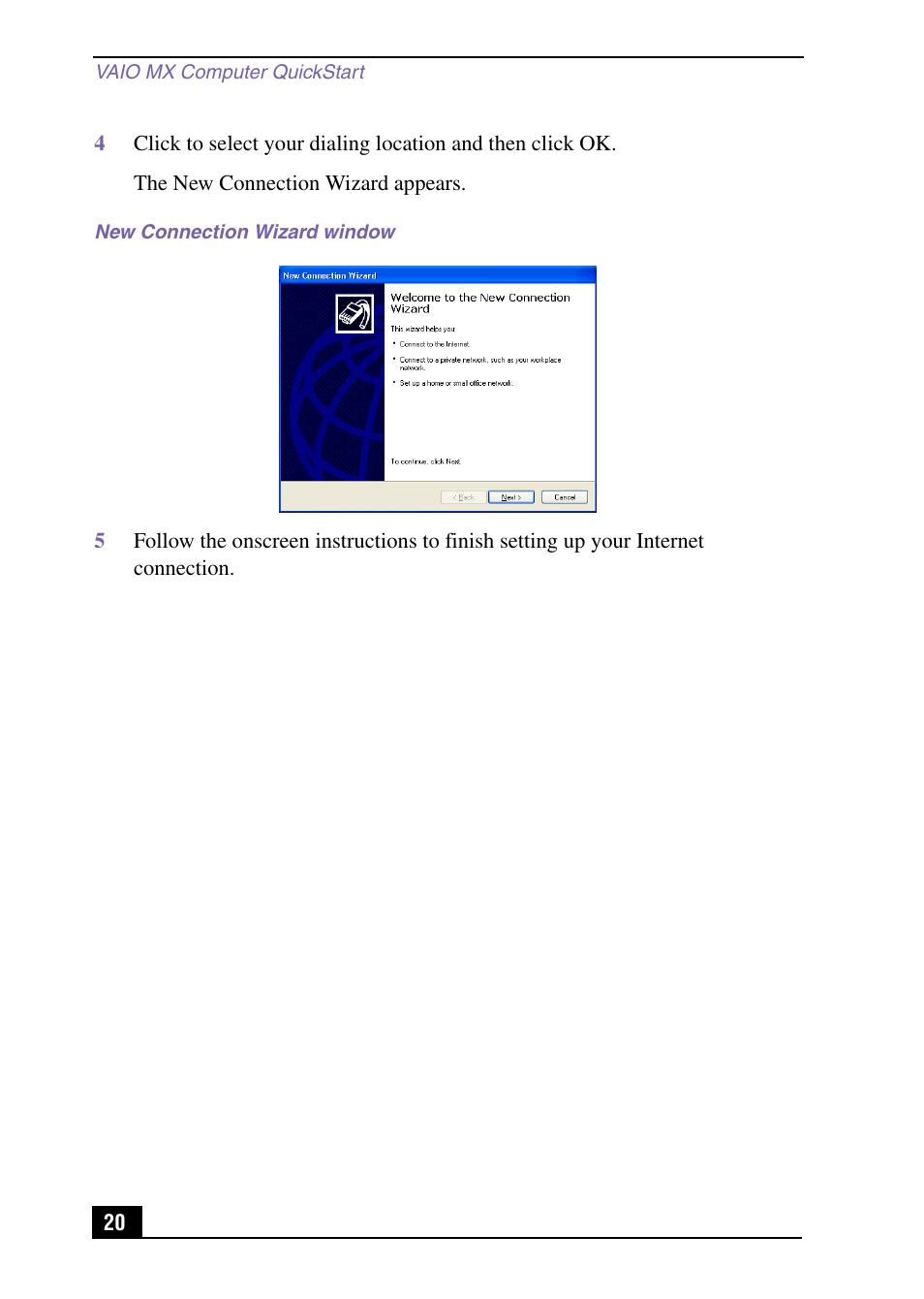 Sony PCV-MXS10 User Manual | Page 20 / 32