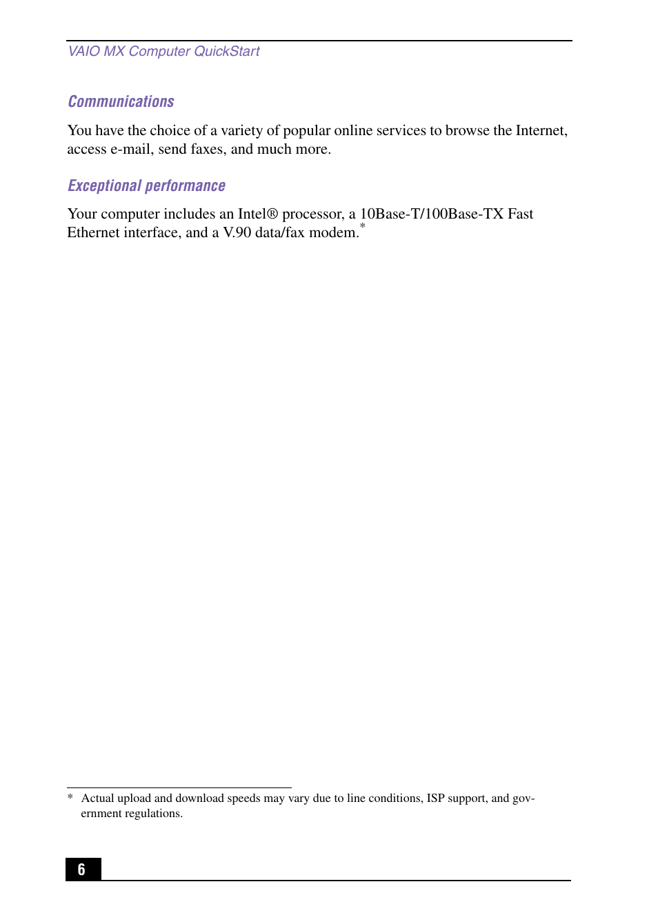 Sony PCV-MXS10 User Manual | Page 6 / 32
