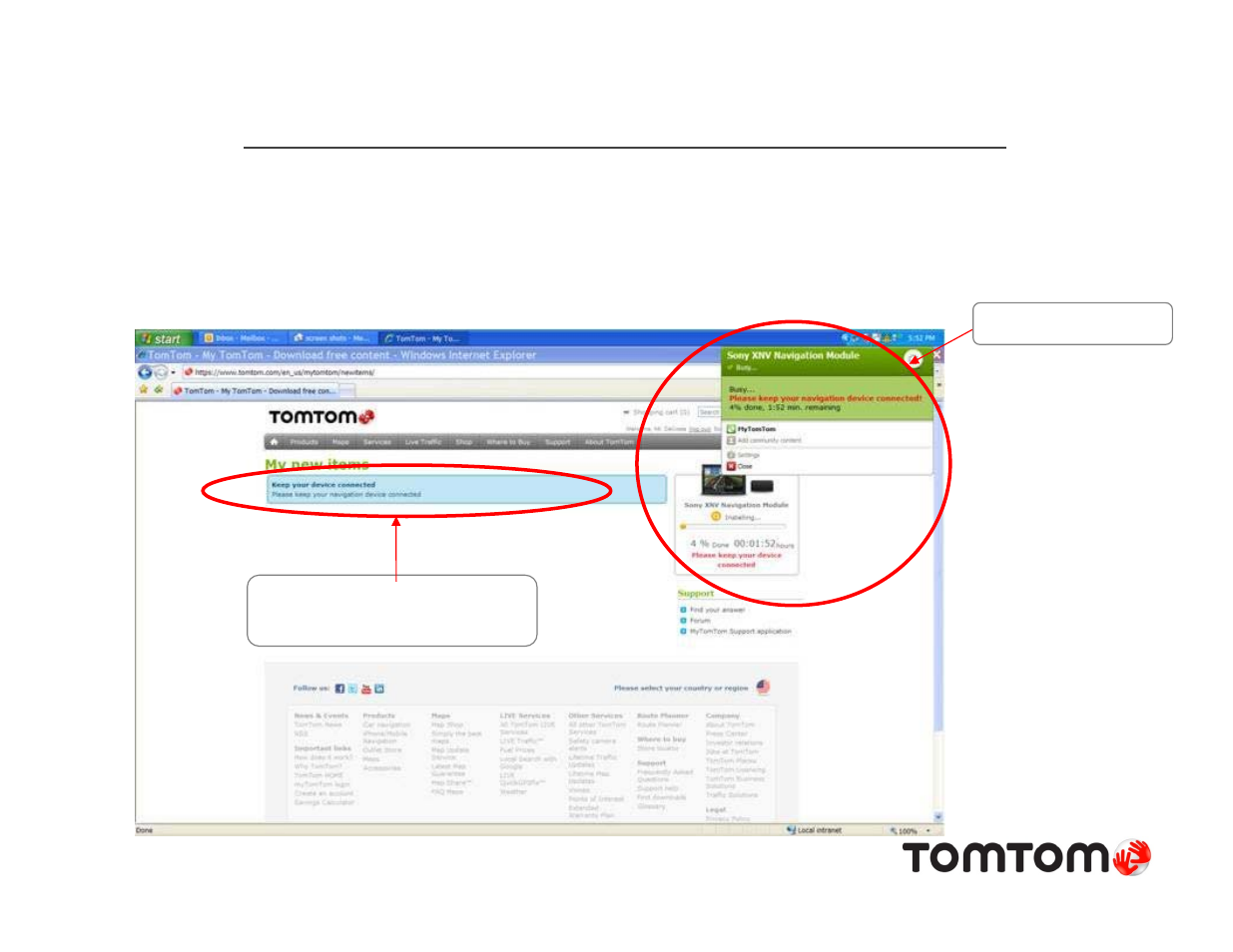 Step 5: transfer files to your navigation module | Sony XNV-770BT User Manual | Page 8 / 11