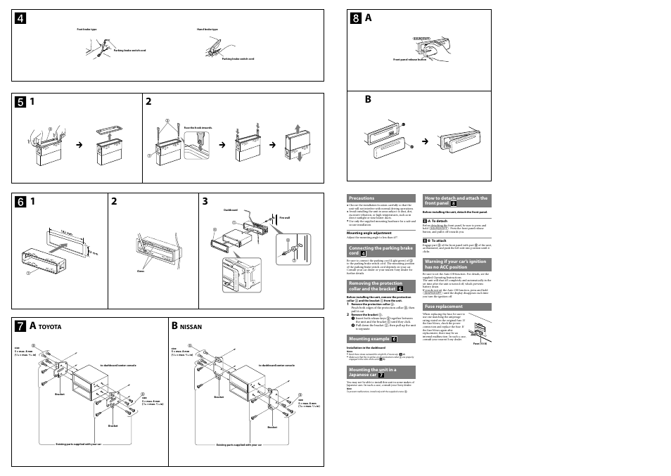 Toyota, Nissan | Sony MEX-DV1700U User Manual | Page 2 / 2