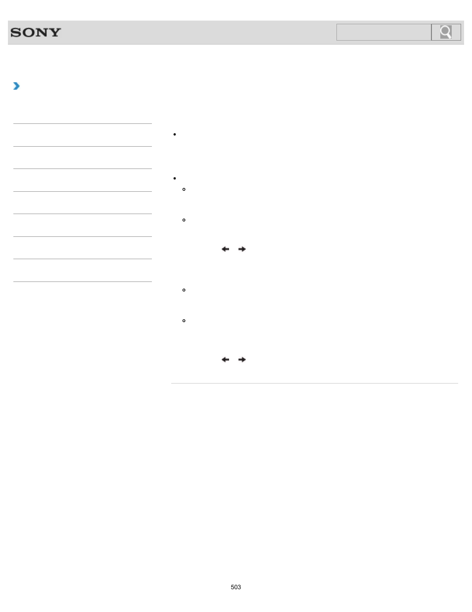 Troubleshooting, Search | Sony SVL241290X User Manual | Page 503 / 535