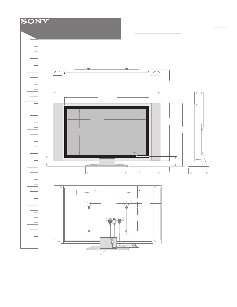 Sony KDL-32XBR950 User Manual | 1 page