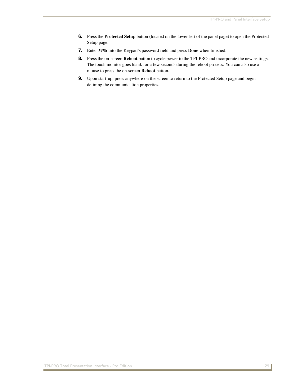 AMX TPI-PRO-2 User Manual | Page 35 / 148