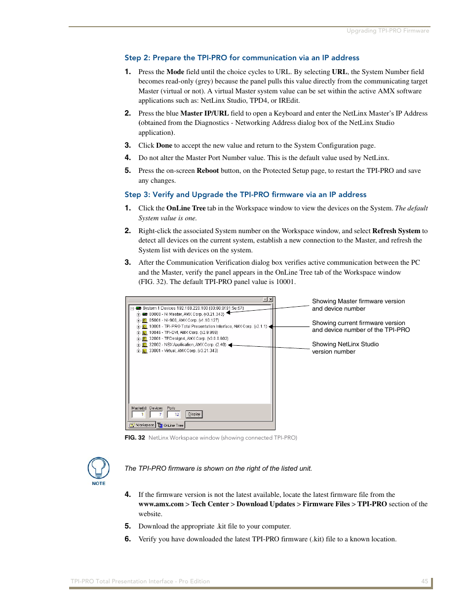 AMX TPI-PRO-2 User Manual | Page 51 / 148