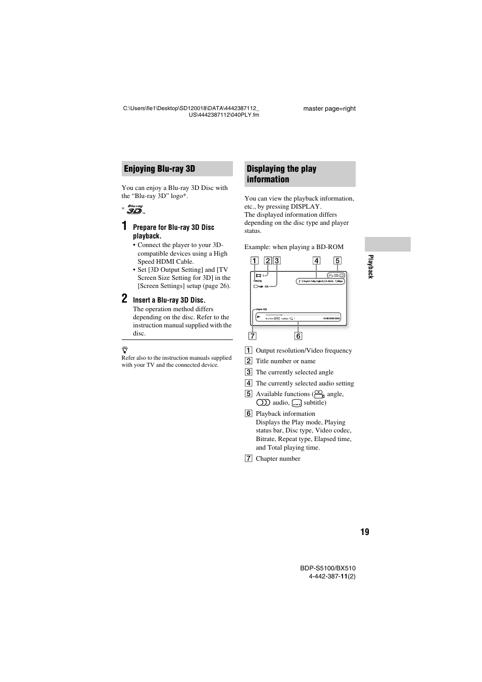 Sony BDP-BX510 User Manual | Page 19 / 44