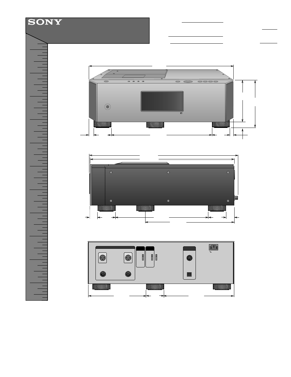 Sony SCD-1 User Manual | 1 page