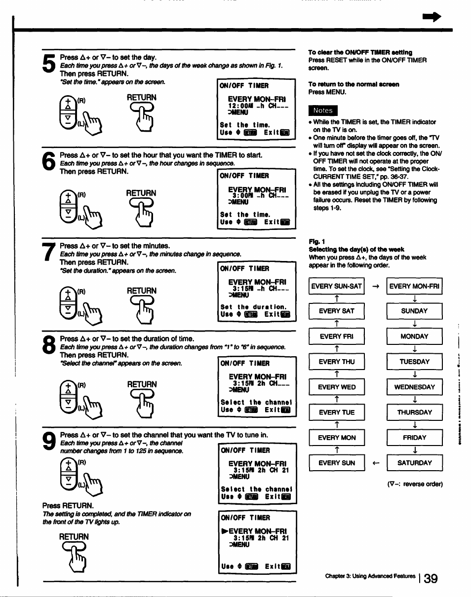 Sony KV-13TR28 User Manual | Page 39 / 48