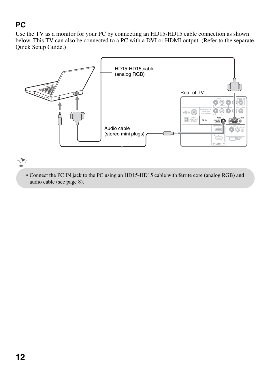 Sony KDL-32BX300 User Manual | Page 12 / 63