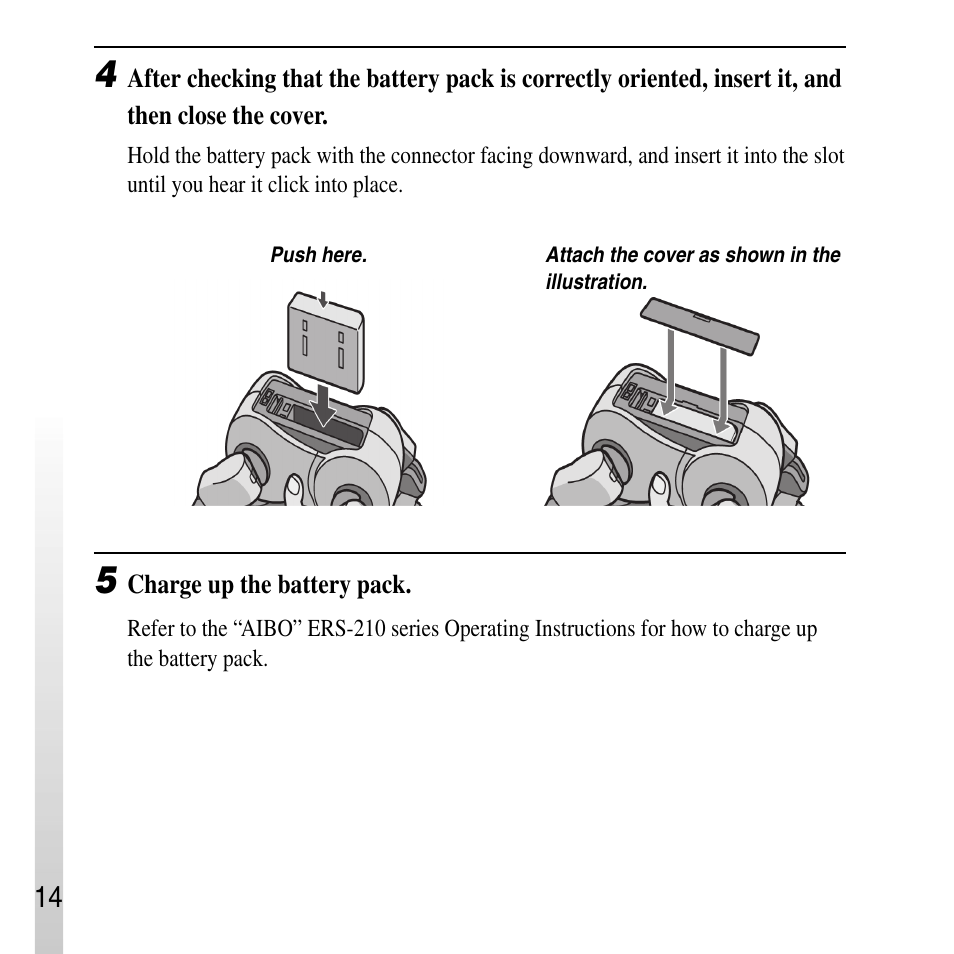 Sony ERS-210A User Manual | Page 14 / 32