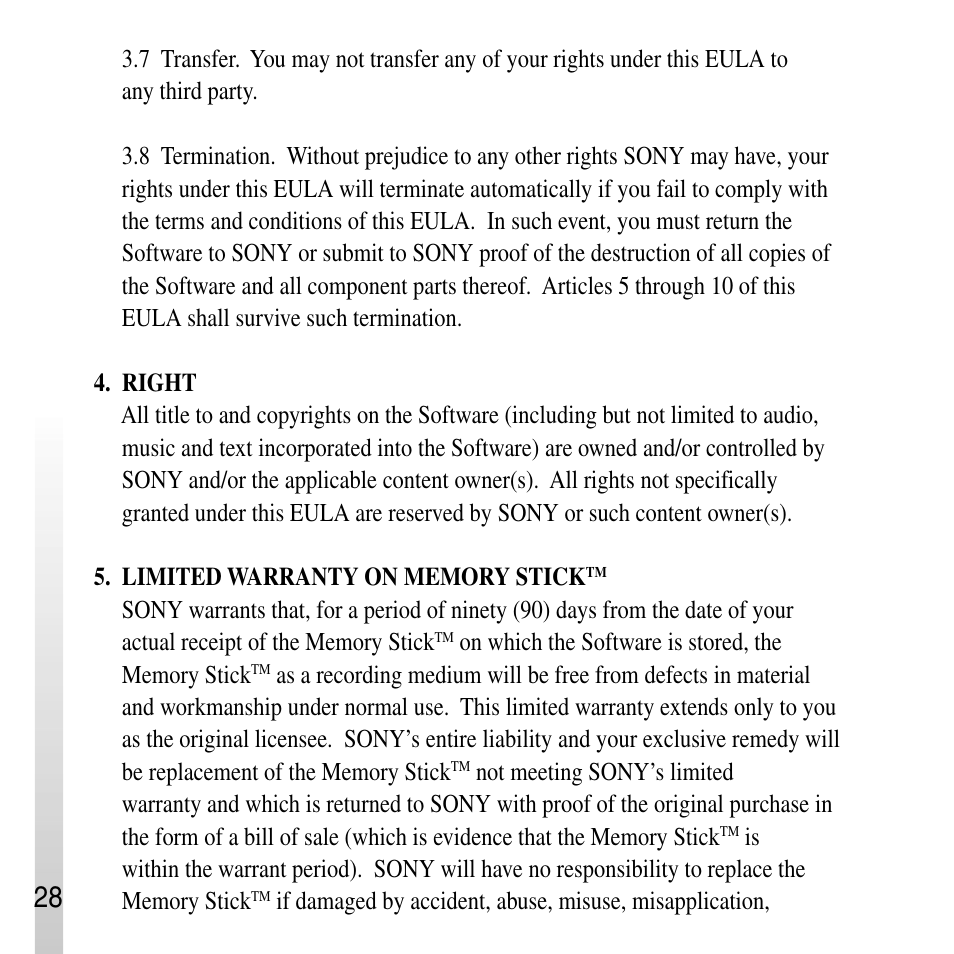 Sony ERS-210A User Manual | Page 28 / 32