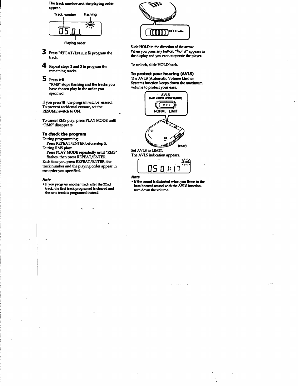 05я1, I- n | Sony D-E705 User Manual | Page 8 / 22