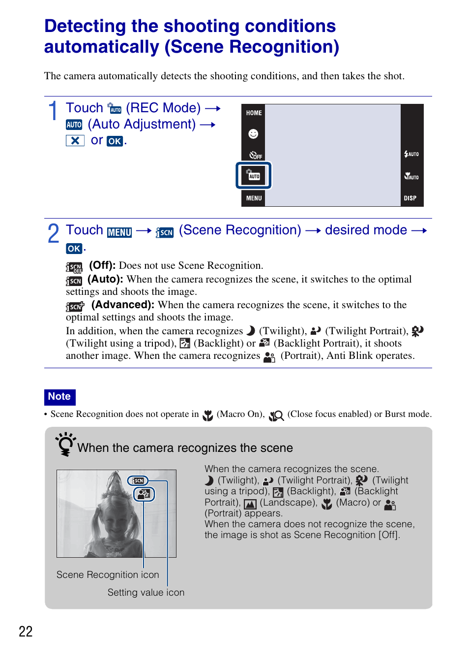 Sony DSC-T700 User Manual | Page 22 / 60