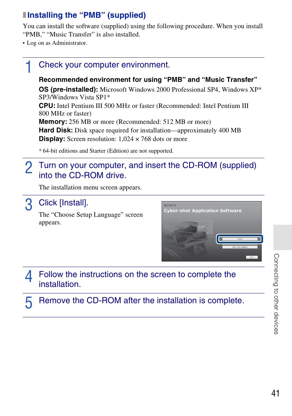 Sony DSC-T700 User Manual | Page 41 / 60