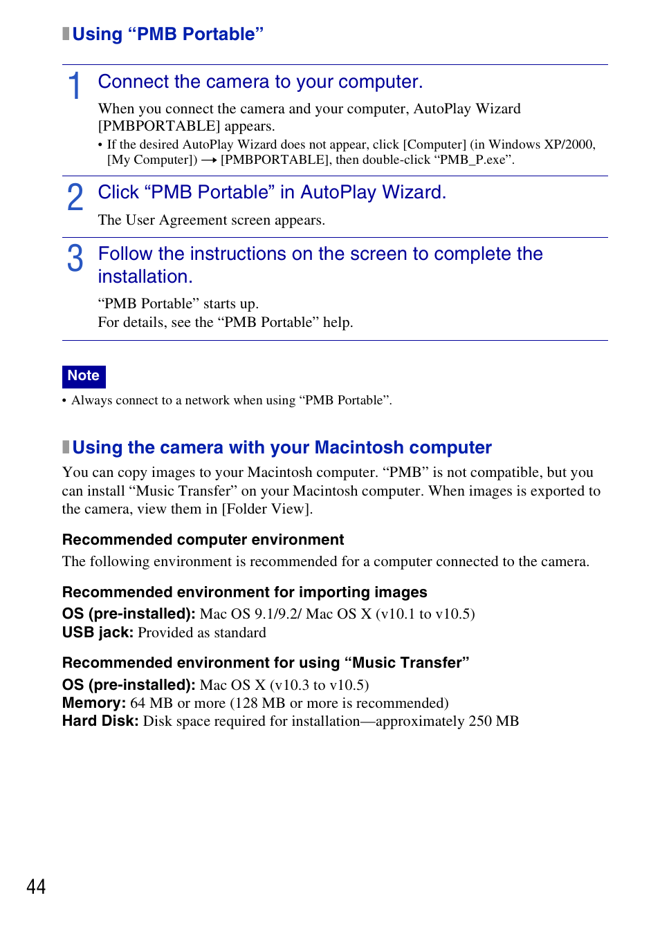 Sony DSC-T700 User Manual | Page 44 / 60