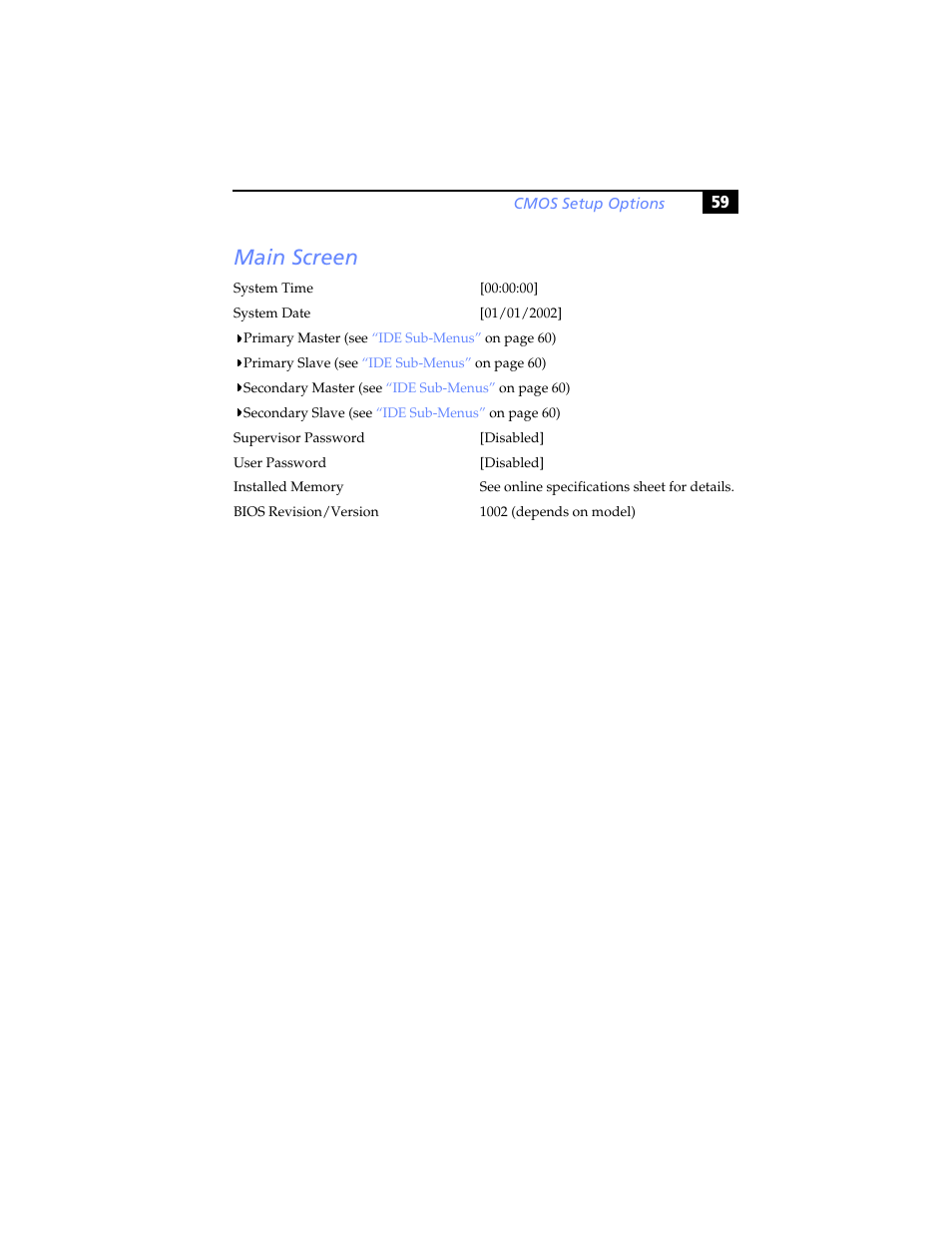 Main screen | Sony PCV-RX791 User Manual | Page 71 / 98