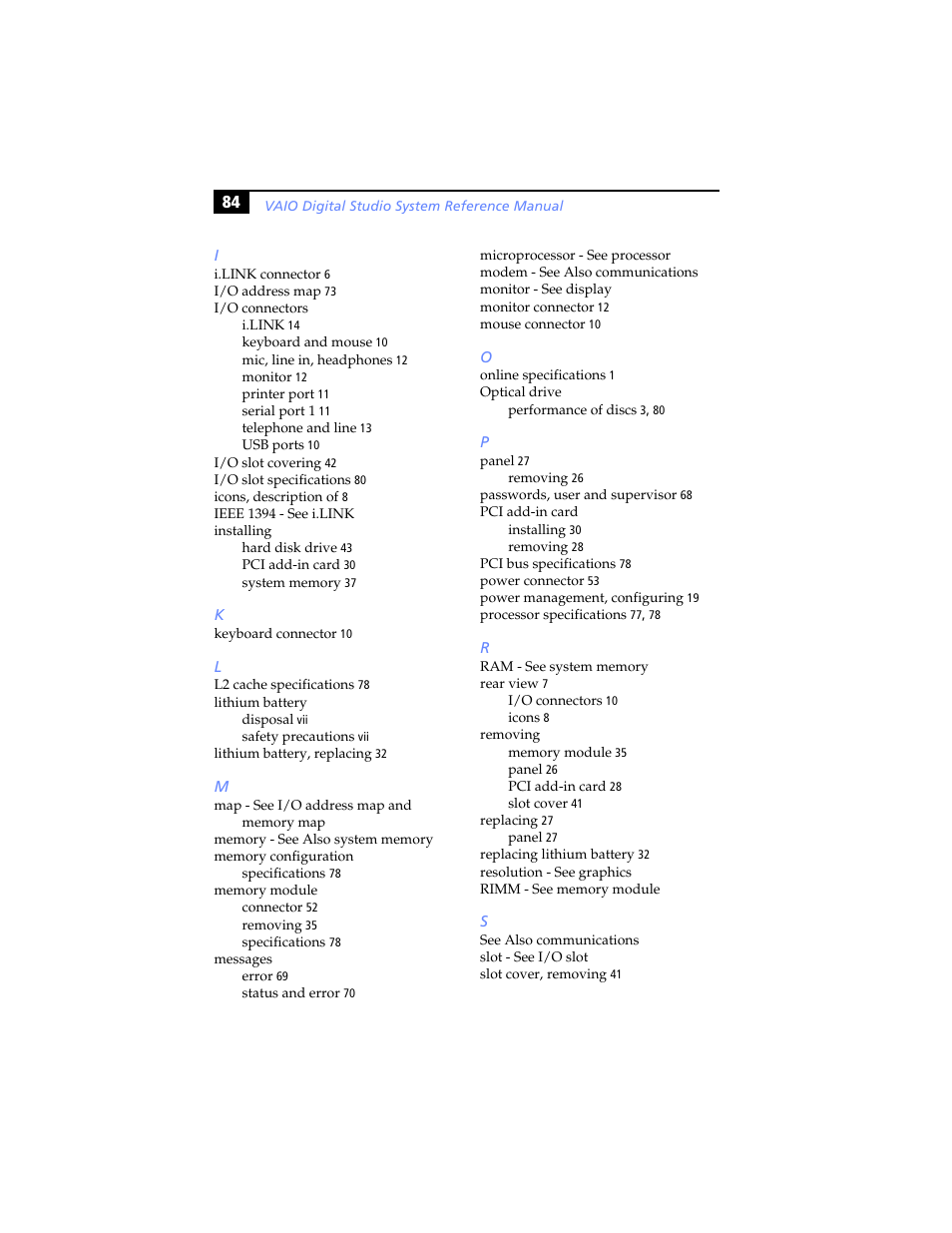 Sony PCV-RX791 User Manual | Page 96 / 98