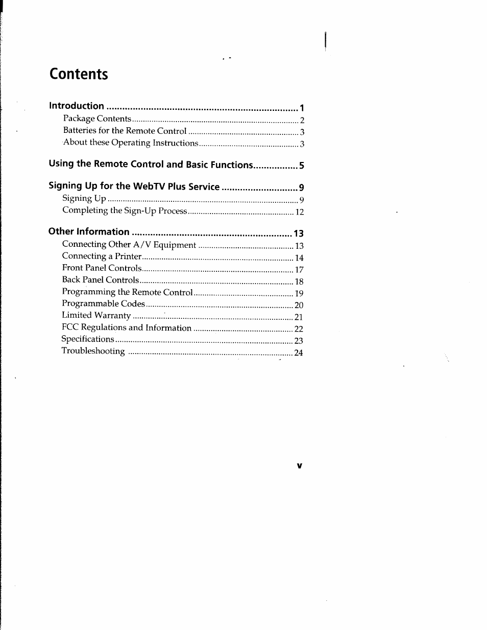 Sony INT-W250 User Manual | Page 5 / 30