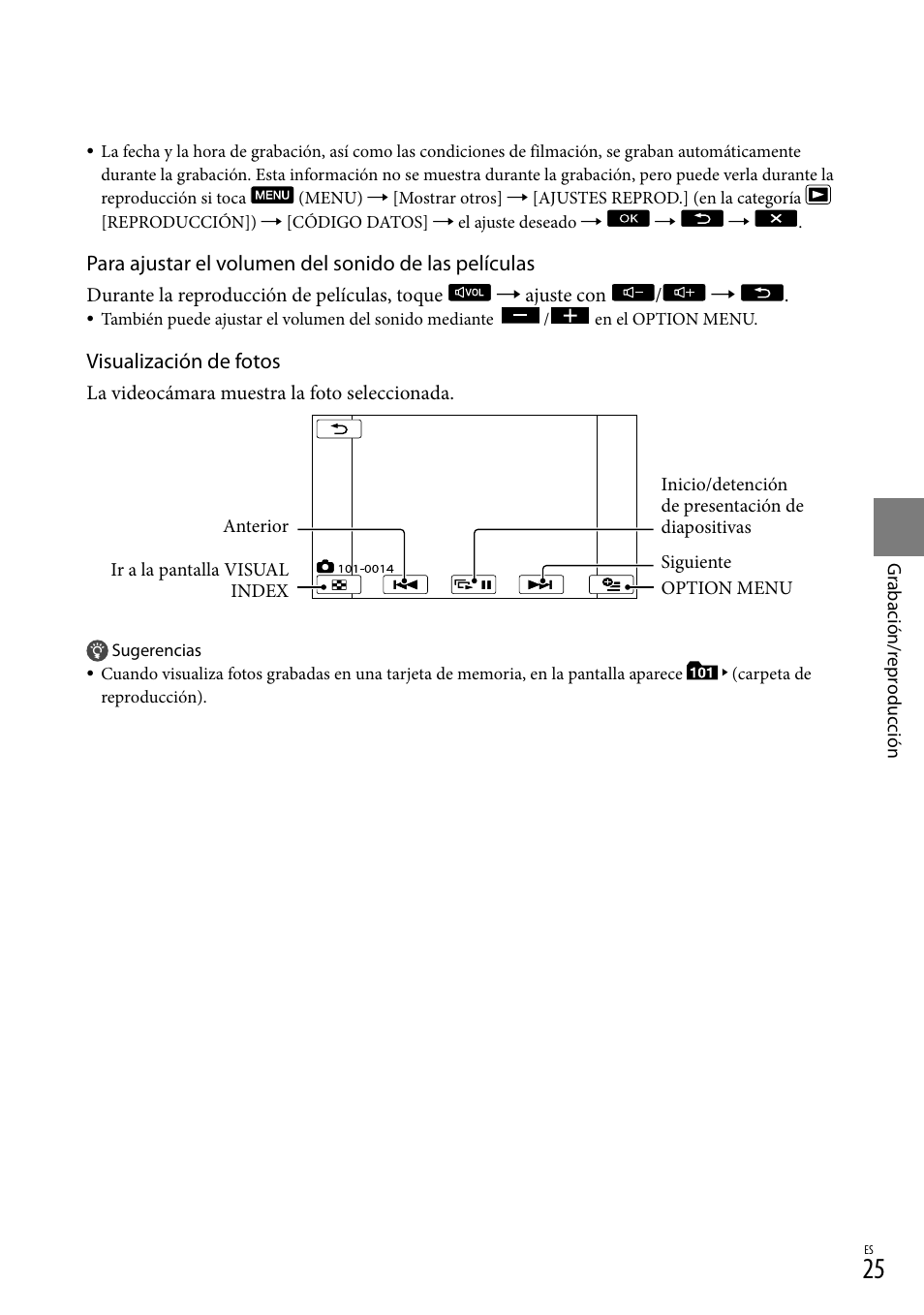Sony HDR-CX110 User Manual | Page 101 / 151