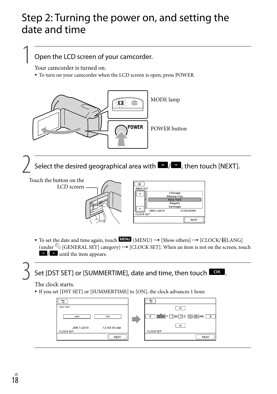 Sony HDR-CX110 User Manual | Page 18 / 151
