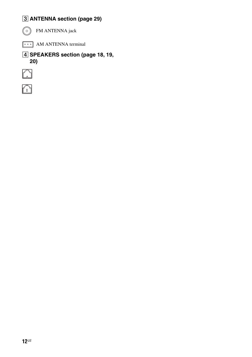 Sony HT-M5 User Manual | Page 12 / 128