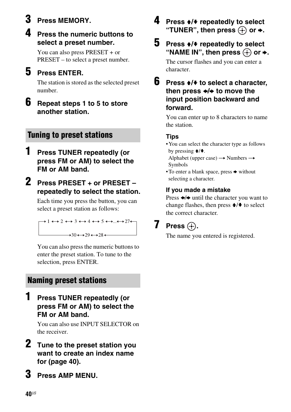 Sony HT-M5 User Manual | Page 40 / 128