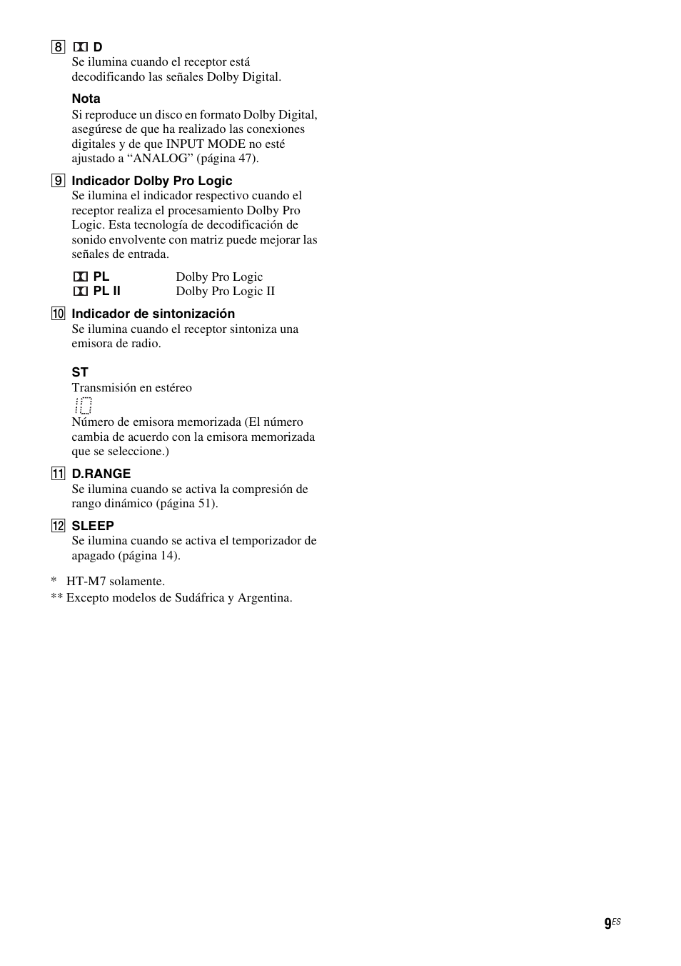 Sony HT-M5 User Manual | Page 71 / 128