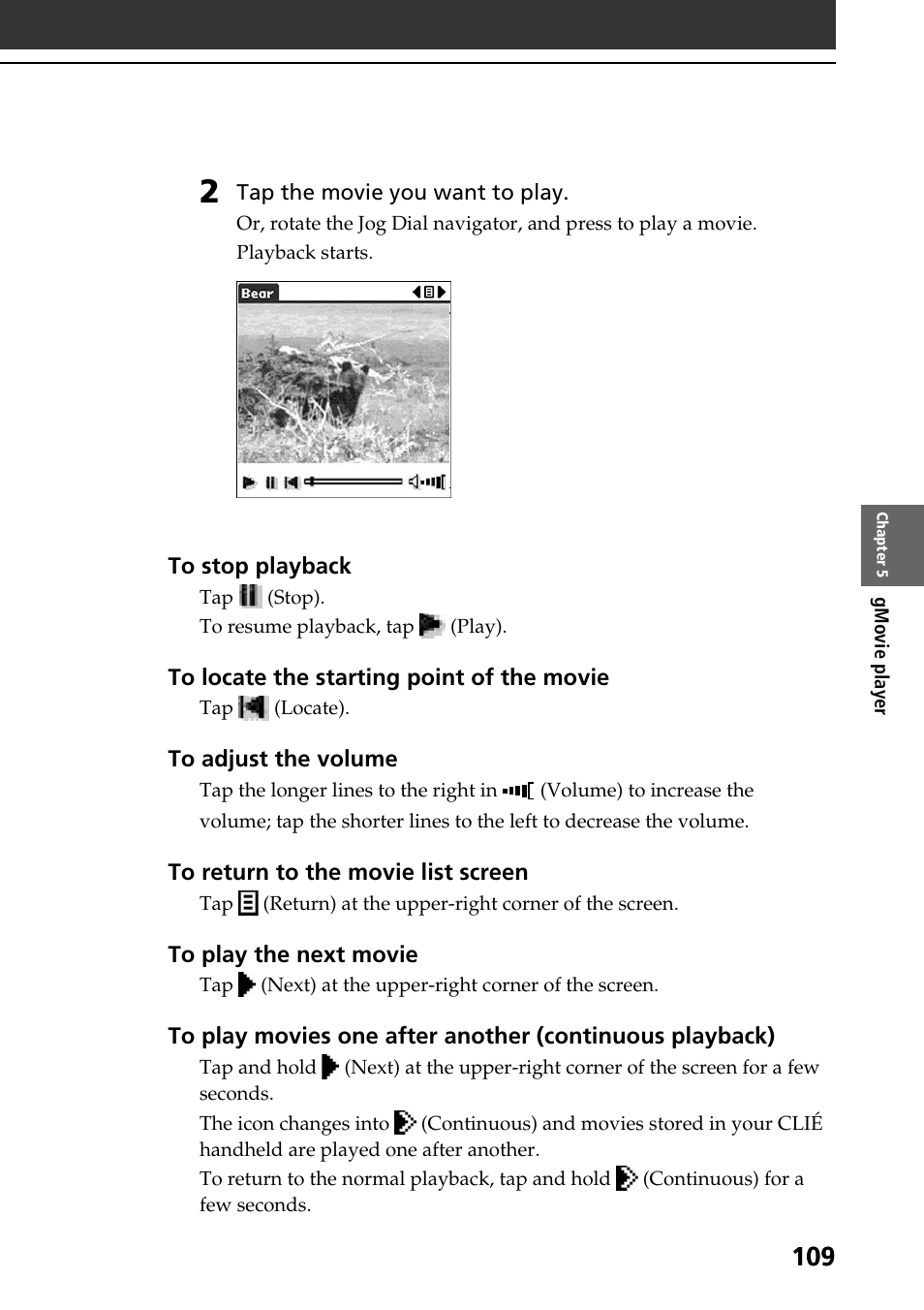 Sony PEG-NR70V User Manual | Page 109 / 212