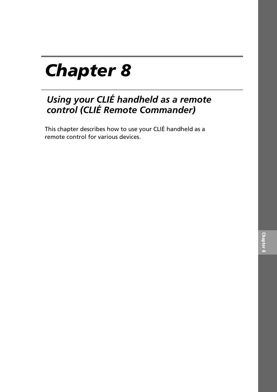 Chapter 8 | Sony PEG-NR70V User Manual | Page 165 / 212