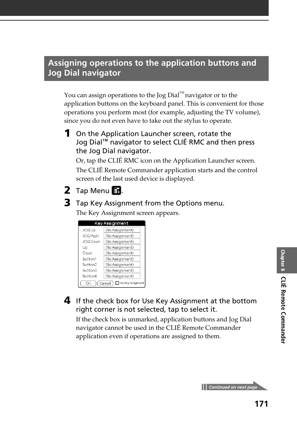 Sony PEG-NR70V User Manual | Page 171 / 212