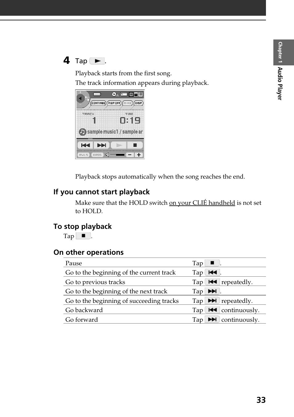 Sony PEG-NR70V User Manual | Page 33 / 212