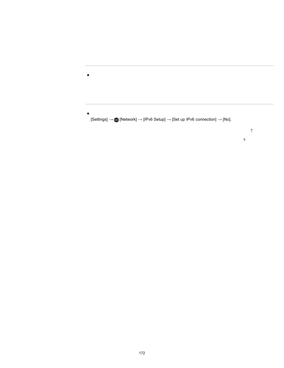 The tv cannot access the internet when ipv6 is set | Sony KDL-32W650A User Manual | Page 172 / 187