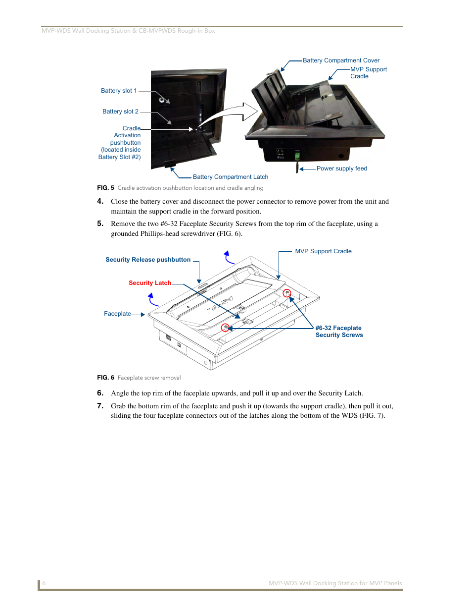 AMX Wall Docking Station MVP-WDS User Manual | Page 12 / 38