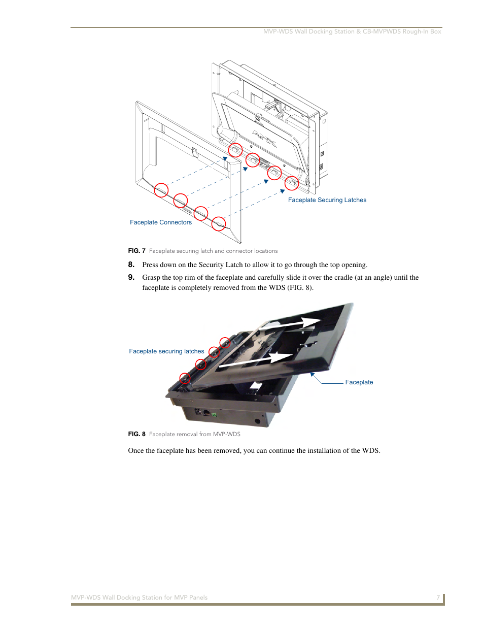 AMX Wall Docking Station MVP-WDS User Manual | Page 13 / 38