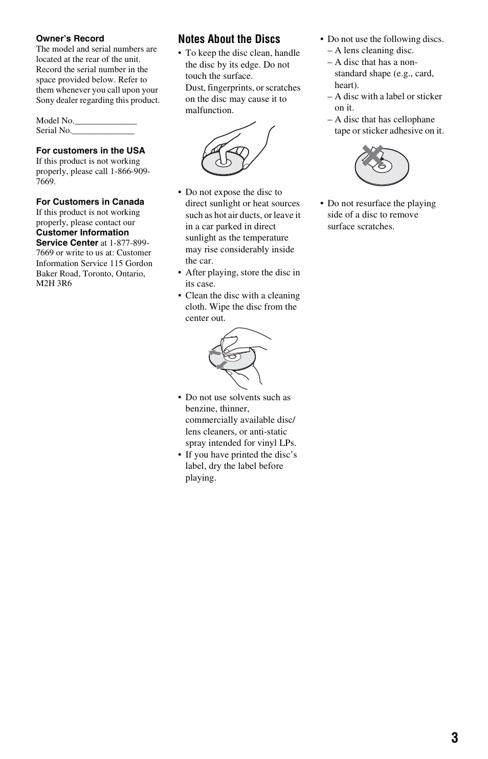 Sony BDP-S370 User Manual | Page 3 / 39