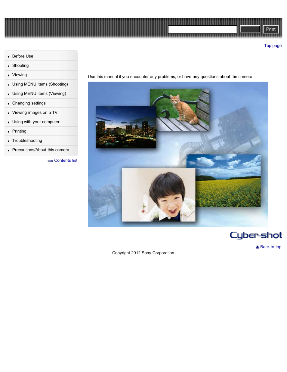 Sony DSC-RX100 User Manual | 259 pages