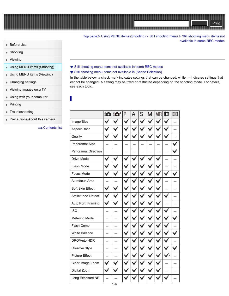 Cyber-shot user guide | Sony DSC-RX100 User Manual | Page 132 / 259