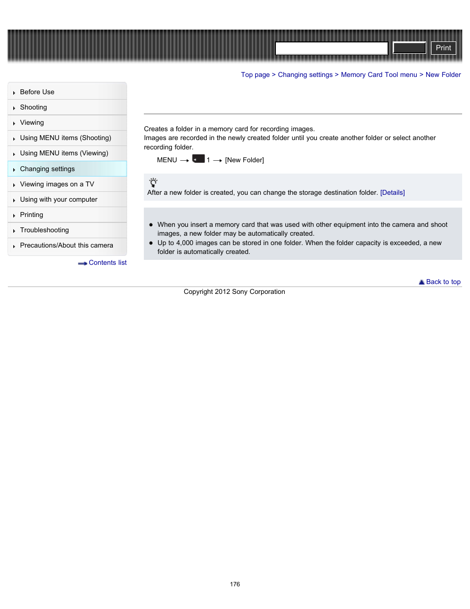 New folder, Cyber-shot user guide | Sony DSC-RX100 User Manual | Page 183 / 259