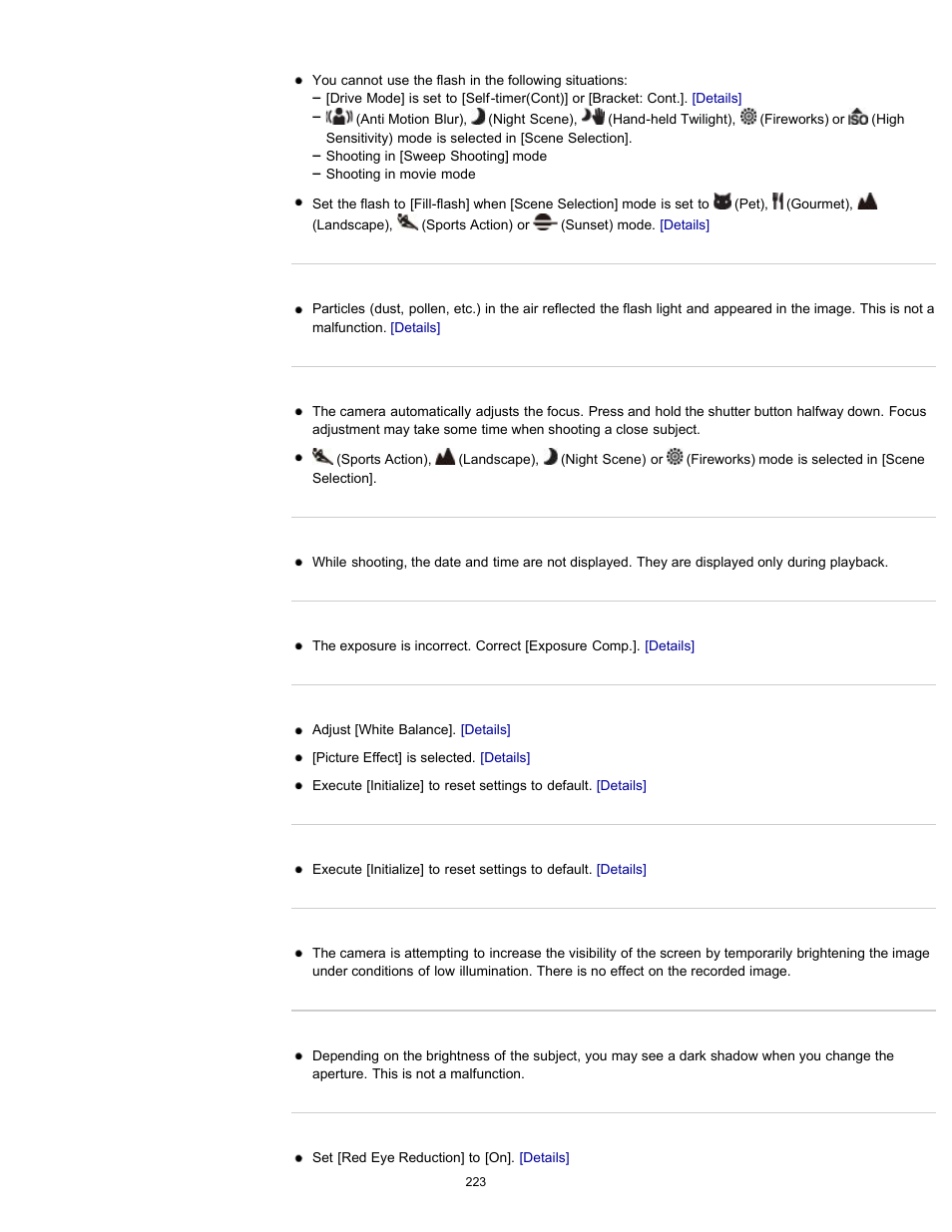 Sony DSC-RX100 User Manual | Page 230 / 259