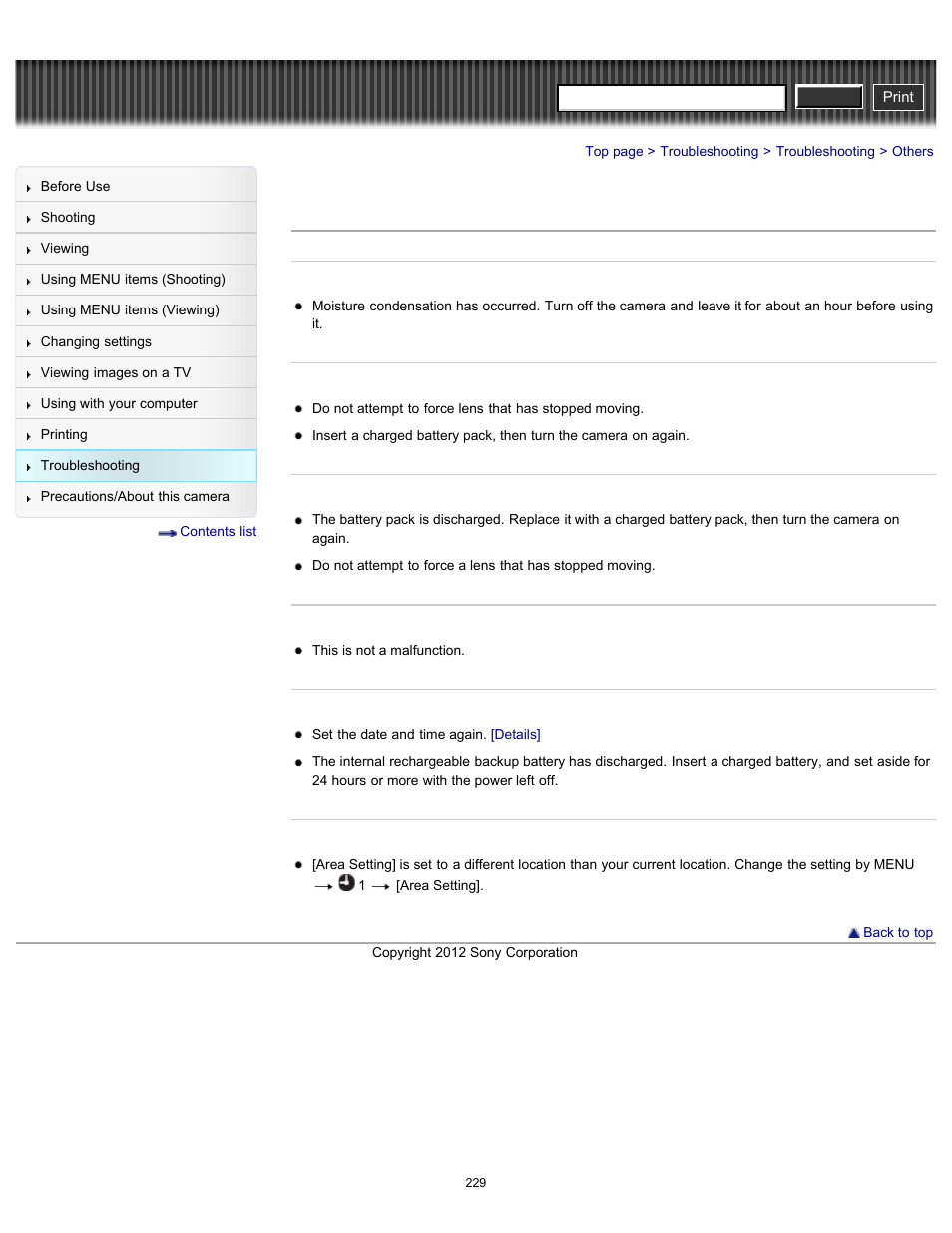 Others, Cyber-shot user guide | Sony DSC-RX100 User Manual | Page 236 / 259