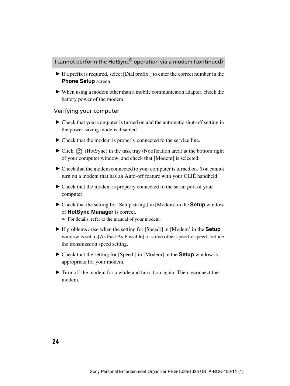 Sony PEG-TJ25 User Manual | Page 24 / 37