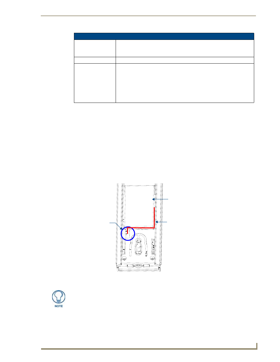 Touch and tilt sensor, Inserting or replacing the lithium-ion battery | AMX Mio Modero R-3 User Manual | Page 7 / 32