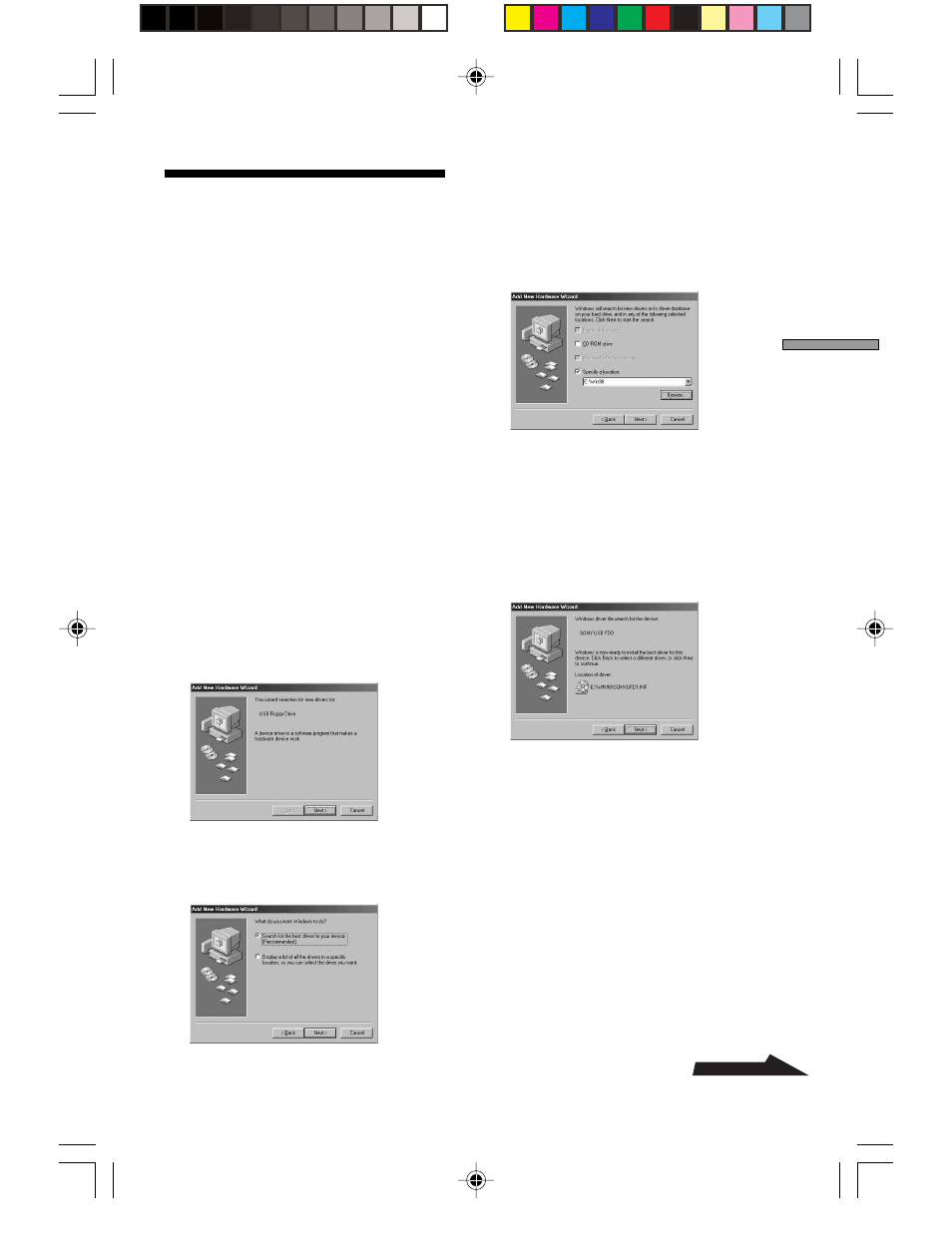 Installing the windows 98 device driver | Sony M-PF88E User Manual | Page 15 / 128
