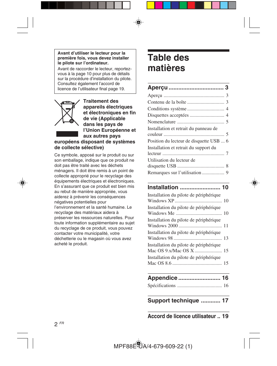Sony M-PF88E User Manual | Page 20 / 128