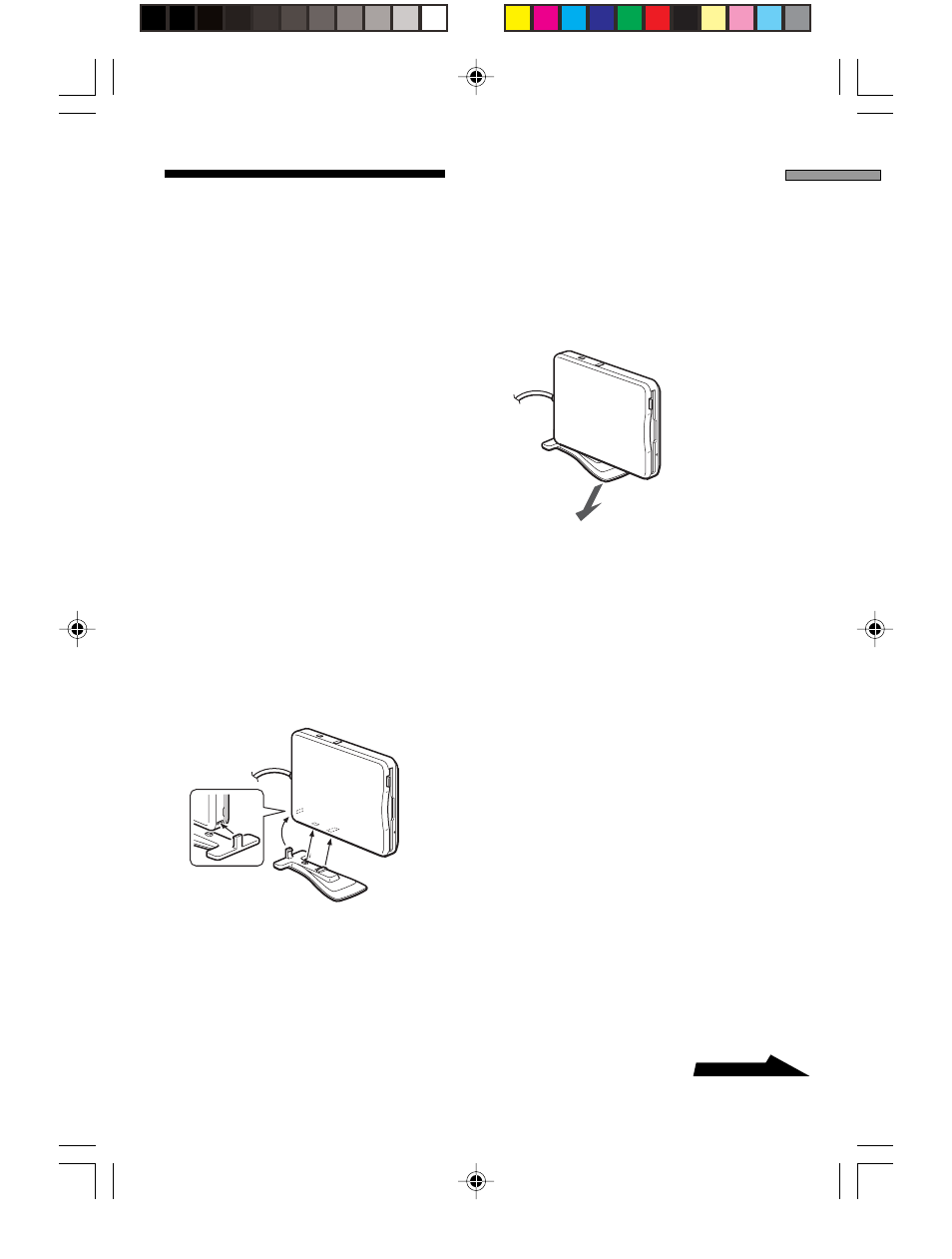 Anbringen und abnehmen des laufwerkständers, Installation des gerätetreibers für windows xp, Geräten (anzuwenden in den ländern der | Sony M-PF88E User Manual | Page 43 / 128