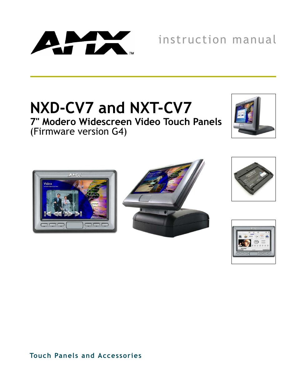 AMX NXD-CV7 User Manual | 184 pages