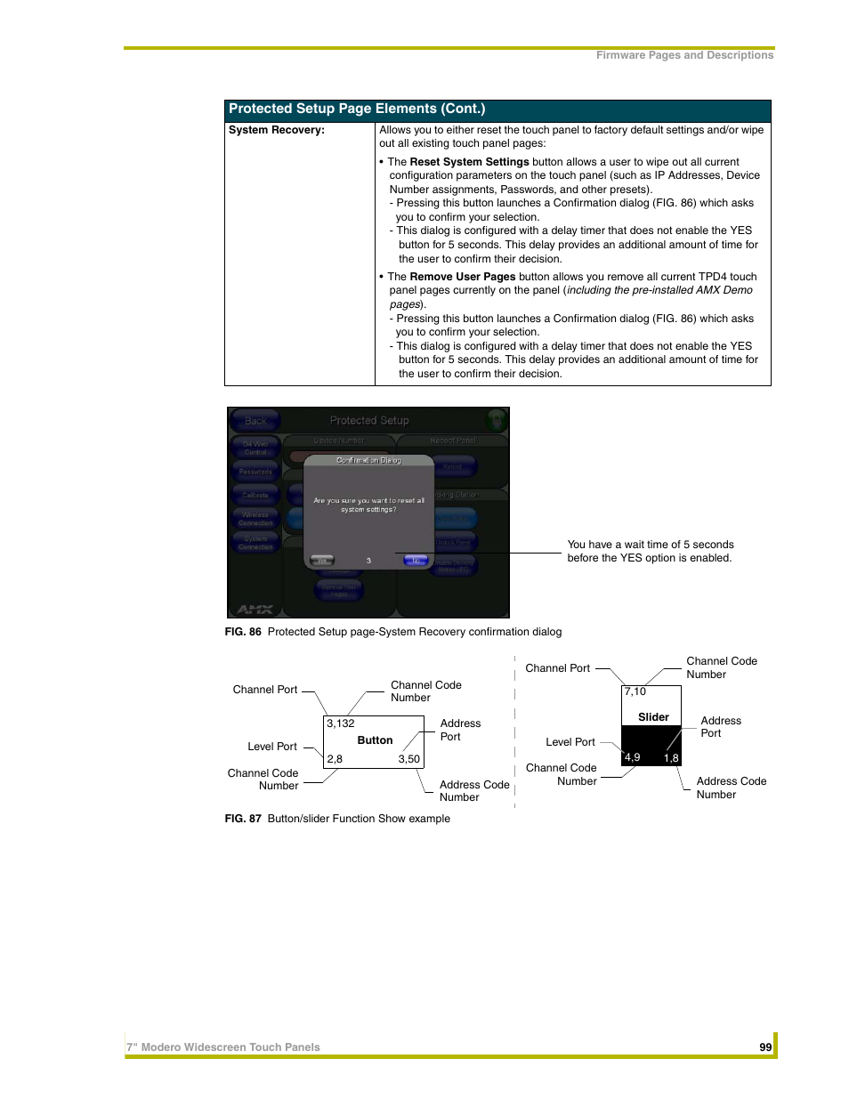 AMX NXD-CV7 User Manual | Page 107 / 184